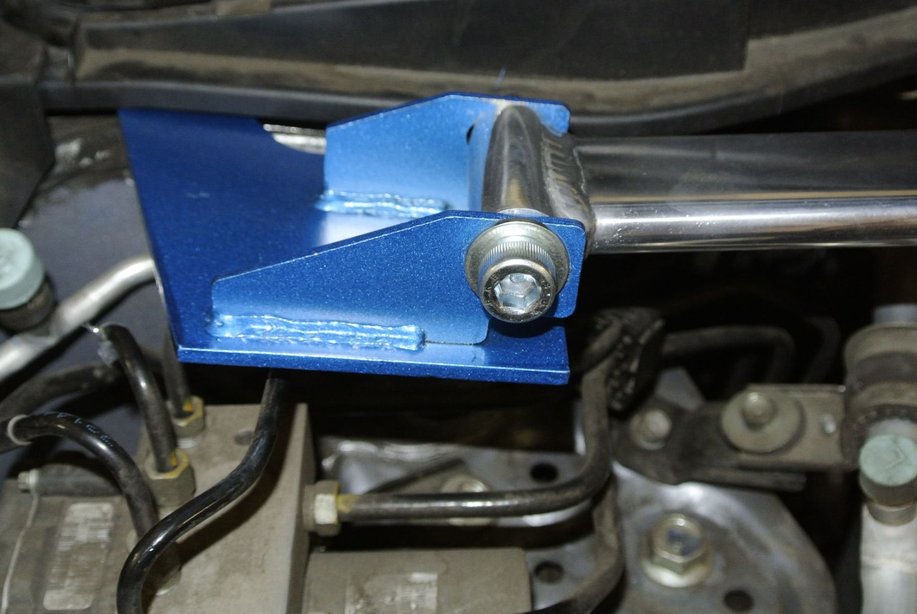 Megan Racing Strut Bar Honda CRV (0711) Front Race Spec Polished