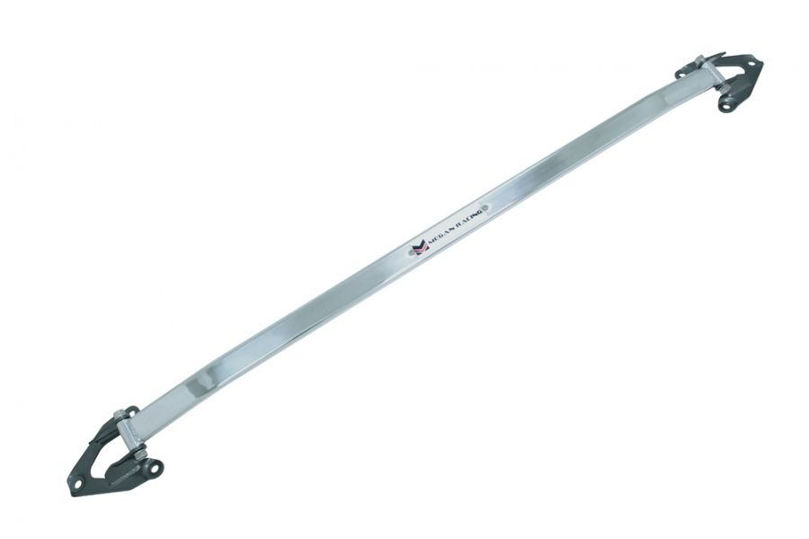 Megan Racing Strut Bar Mercedes C250/C300 W204 (08-14) Front - Polished Upper - Race Spec