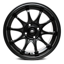 Load image into Gallery viewer, 127.25 MST MT04 Wheels (15X7.0 4X100 +35 Offset) Matte Black - Redline360 Alternate Image