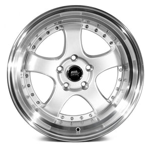 185.50 MST MT07 Wheels (17x9.0 5x114.3 +20 Offset) Black / Gunmetal / Silver / White - Redline360