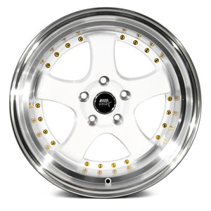 185.50 MST MT07 Wheels (17x9.0 5x114.3 +20 Offset) Black / Gunmetal / Silver / White - Redline360