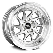 Load image into Gallery viewer, MST MT28 Wheels (15x8.0 4x100/4x114.3 +20 Offset) Gunmetal w/ Machined Face or Black w/ Machined Lip - Gunmetal w/ Machined Face Alternate Image