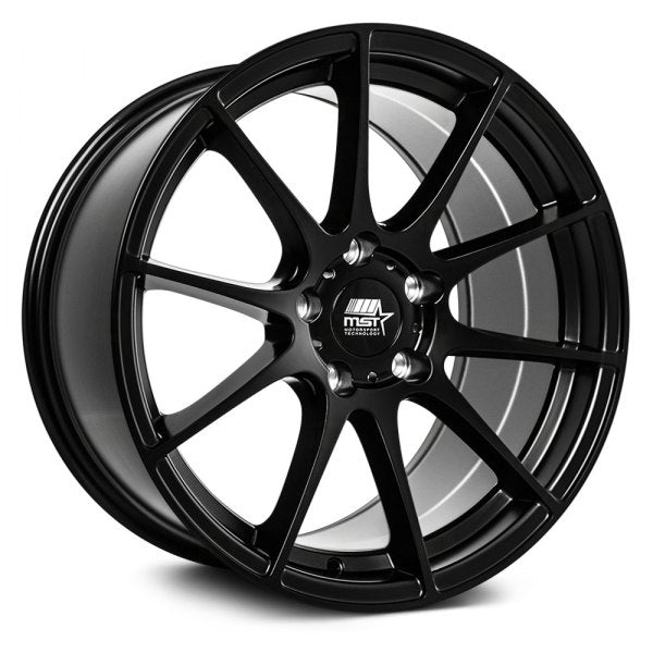 275.95 MST MT44 Wheels (18x9.5 5x114.3 / 5x100 +32 Offset) Matte Black or Matte Bronze Finish - Redline360