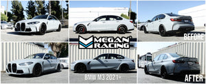 899.00 Megan Racing Euro II Coilovers BMW M3 G80 (2021-2022) w/ Front Camber Plates - Redline360