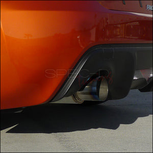 47.95 Spec-D N1 Style Muffler (Blue Burnt or Chrome Tip) 2.5" Muffler w/ Silencer - Redline360