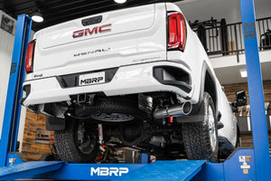 469.99 MBRP Exhaust GMC Sierra 6.6 V8 (20-21) 2500 3500 4" Touring Catback Stainless or Aluminized - Redline360