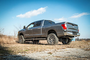 Rough Country Leveling Kit Nissan Titan XD 2WD/4WD (16-21) [2.5" Leveling] Aluminum or Anodized Red Spacers