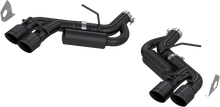 Load image into Gallery viewer, 719.99 MBRP Axleback Exhaust Chevy Camaro SS (16-21) ZL1 (17-21) 6.2L V8 Non-NPP [Split Rear Exit] Black-Coated / Stainless / Aluminized Steel - Redline360 Alternate Image