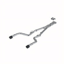 Load image into Gallery viewer, MBRP Exhaust Dodge Charger Hellcat 6.4 V8 (17-23) Race Catback w/ Carbon Fiber or Polished Tips - Carbon Fiber Alternate Image