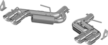 Load image into Gallery viewer, MBRP Axleback Exhaust Chevy Camaro ZL1 6.2L V8 NPP (17-24) Race Version [Quad Rear Exit] Black-Coated / Stainless / Aluminized Steel - 409 Stainless Alternate Image