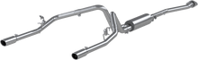 Load image into Gallery viewer, MBRP Catback Exhaust Chevy Silverado 1500 Classic Extd. / Crew Cab 4.8L / 5.3L V8 (03 - 07) Street Version [Dual Split Rear Exit] Aluminized or T409 Stainless Steel - Catback Exhaust - MBRPS5016AL - Redline360 Alternate Image