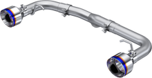 Load image into Gallery viewer, MBRP Exhaust BRZ / 86 GT86 (22-25) 3" Catback or Muffler Delete w/ Blue Burnt or Carbon Fiber TIps - Muffler Delete - Blue Burnt Tips Alternate Image
