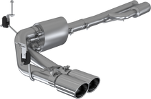 Load image into Gallery viewer, 684.99 MBRP Catback Exhaust Chevy Silverado 4.3L V6, 5.3L V8 EcoTec3 (19-21) Race Version [Pre-Axle Dual Side Exit] Stainless / Black-Coated / Aluminized - Redline360 Alternate Image