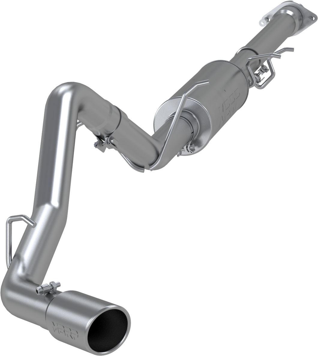 404.99 MBRP Catback Exhaust Chevy Silverado 1500 6.2L Vortec V8 (07-10) Tour Version [Single Side Exit] Aluminized Steel - Redline360