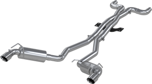 909.99 MBRP Catback Exhaust Chevy Camaro 6.2L V8 6-Speed Manual (10-15) Race Version [Dual Rear Exit] Round Polished Tips - Redline360