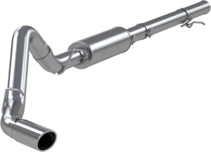 614.99 MBRP Catback Exhaust Chevy Silverado 6.2L EcoTec3 V8 One Piece Driveshaft (14-18) Tour Version [Single Side Exit] Stainless or Aluminized - Redline360