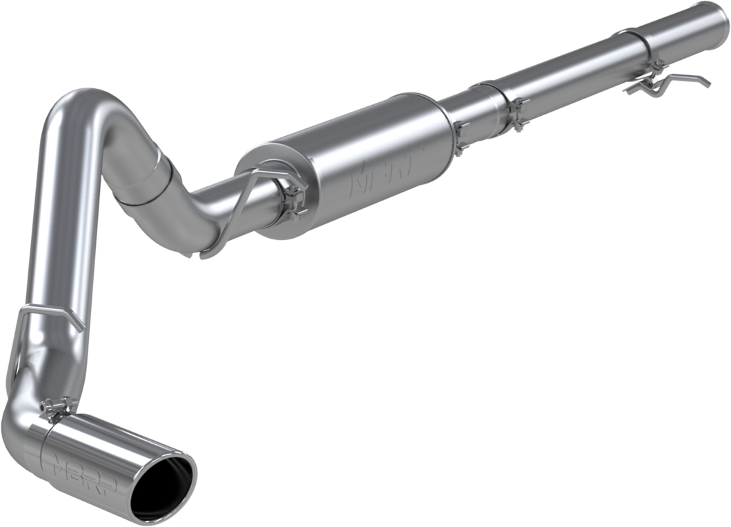 614.99 MBRP Catback Exhaust Chevy Silverado 6.2L EcoTec3 V8 One Piece Driveshaft (14-18) Tour Version [Single Side Exit] Stainless or Aluminized - Redline360