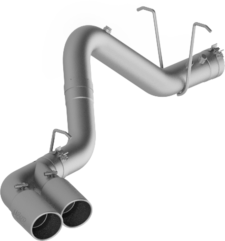 439.99 MBRP DPF-Back Exhaust GMC Sierra 6.6L Duramax V8 (11-19) Tour Version [Dual Single Side Exit] Aluminized - Redline360