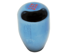 Load image into Gallery viewer, 44.64 BLOX Billet Shift Knob 6-Speed &quot;Limited Series&quot; (10x1.5mm) Platinum / Neo Chrome / Electric Blue - Redline360 Alternate Image