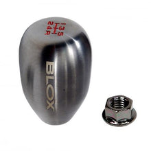 Load image into Gallery viewer, BLOX Billet Shift Knob 5-Speed "Original" (10x1.25mm) Gun Metal / Torch Blue / Neo Finish - Gun Metal Alternate Image