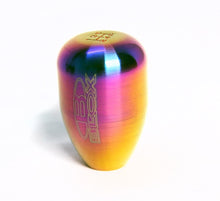 Load image into Gallery viewer, BLOX Billet Shift Knob 5-Speed "Original" (10x1.25mm) Gun Metal / Torch Blue / Neo Finish - Neo Finish Alternate Image