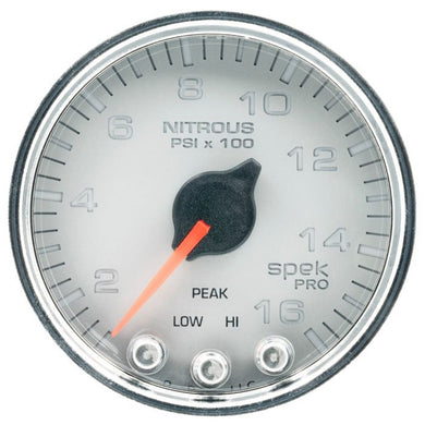 282.84 AutoMeter Spek-Pro Stepper Motor Nitrous Pressure Gauge (0-1600 PSI) P32021 - Redline360