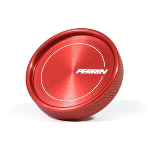 56.70 Perrin Round Style Oil Fill Cap Subaru Legacy / Legacy GT (93-15) Black/Red/Neon Yellow/Hyper Teal - Redline360