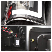 Load image into Gallery viewer, Winjet Renegade LED Tail Lights Ford F250 F350 F450 (17-19) w/ LED Lightbars &amp; Sequential Turn Signals - Black / Clear Alternate Image
