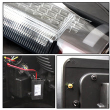 Load image into Gallery viewer, Winjet Renegade LED Tail Lights Ford F250 F350 F450 (17-19) w/ LED Lightbars &amp; Sequential Turn Signals - Black / Clear Alternate Image
