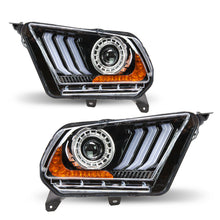 Load image into Gallery viewer, Winjet Sequential Projector Headlights Ford Mustang S197 (10-12) Renegade Series - With S550 Style LED DRL Light Bar CHRNG0612 - Default Title Alternate Image