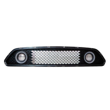 Load image into Gallery viewer, Winjet Halo Style Upper Grill Ford Mustang S550 (15-17) White Or RGB DRL Ring &amp; Optional Fog Lights CGRNG0613 - White Halo Ring DRL Alternate Image