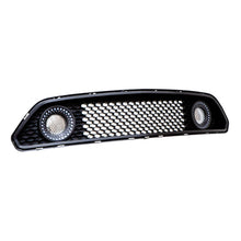 Load image into Gallery viewer, Winjet Halo Style Upper Grill Ford Mustang S550 (15-17) White Or RGB DRL Ring &amp; Optional Fog Lights CGRNG0613 - White Halo Ring DRL Alternate Image