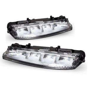 Winjet DRL Fog Lights Mercedes C-Class Coupe W204 (2011-2014) Clear Lens