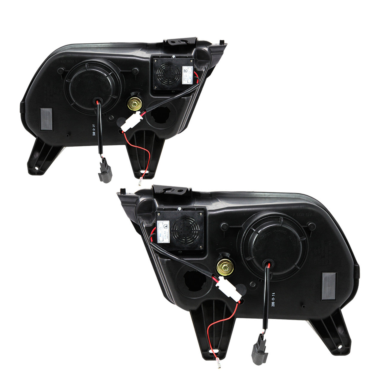 Pair Left & Right Halogen Headlights For Ford Mustang 2010-2014 (with Bulbs, Base Trim)