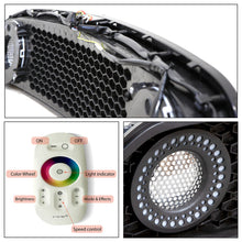 Load image into Gallery viewer, Winjet Halo Style Upper Grill Ford Mustang S550 (15-17) White Or RGB DRL Ring &amp; Optional Fog Lights CGRNG0613 - White Halo Ring DRL Alternate Image