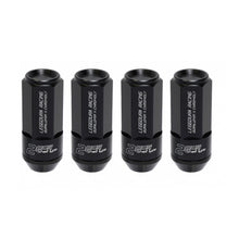 Load image into Gallery viewer, Project Kics Lug Nuts &amp; Lock Set [Leggdura Racing Shell Type - 53mm Closed-End - 20 PCS - 12X1.5 or 12X1.25] Red / Blue / Gold / Black Finish - M12X1.50 / Black Alternate Image