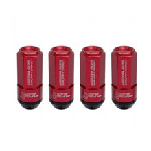 Load image into Gallery viewer, Project Kics Lug Nuts &amp; Lock Set [Leggdura Racing Shell Type - 53mm Closed-End - 20 PCS - 12X1.5 or 12X1.25] Red / Blue / Gold / Black Finish - M12X1.50 / Red Alternate Image