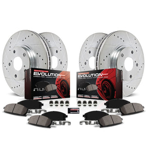 455.56 PowerStop Z23 Evolution Sport Brake Rotors + Pads Lexus SC400 (92-00) SC300 (99-00) Front or Rear - Redline360