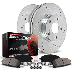 396.34 PowerStop Z23 Evolution Sport Brake Rotors + Pads Ford Ranger EV/RWD [9in Rear Drum] (98-02) Front or Rear - Redline360