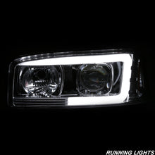 Load image into Gallery viewer, 303.90 Spyder V2 Projector Headlights GMC Sierra 1500/2500/3500 (99-06) Sierra Denali (02-07) w/ Light Bar DRL - Chrome - Redline360 Alternate Image