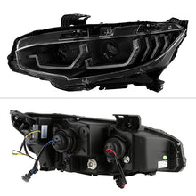 Load image into Gallery viewer, 463.12 Spyder Projector Headlights Honda Civic (16-20) [Sequential Light Bar/Turn Signal Light] Black - Redline360 Alternate Image