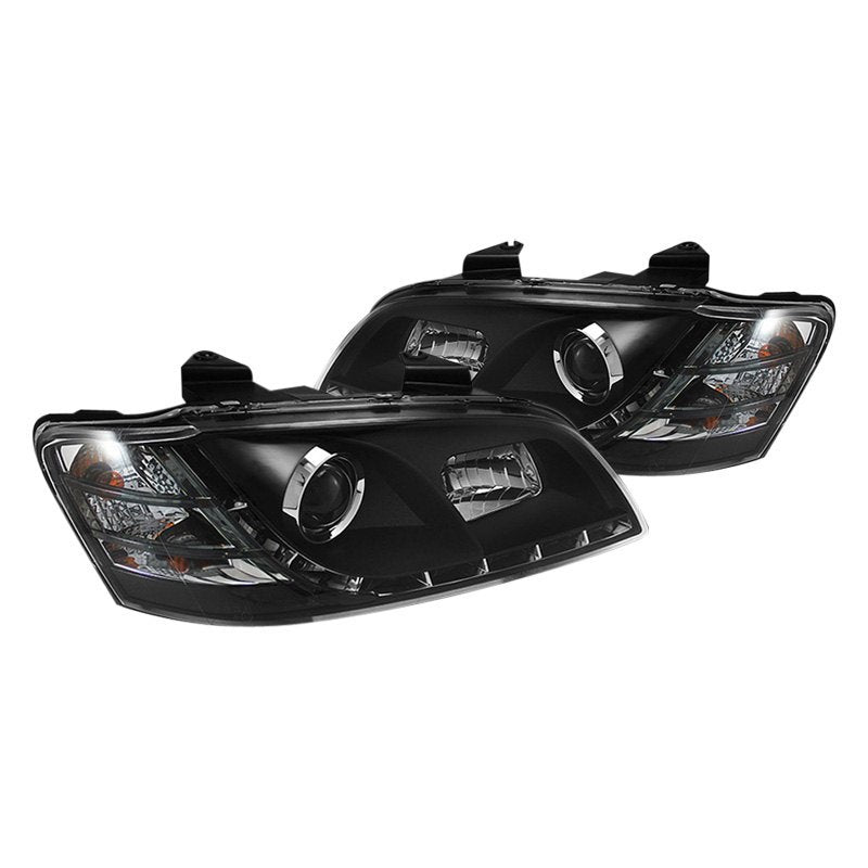 Spyder Projector Headlights Pontiac G8 (08-09) [DRL LED] - Black