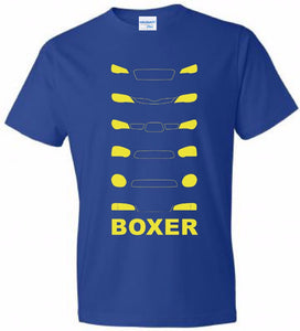 25.78 JDM Boxer Eyes T-Shirt (Blue w/ Yellow) - Redline360