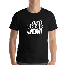 Load image into Gallery viewer, 16.72 Eat Sleep JDM Classic White or Black T-Shirt - Redline360 Alternate Image