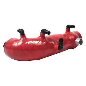 283.50 Perrin 2.4" Turbo Inlet Hose Subaru WRX (02-07) WRX STi (04-20) Red / Blue / Black - Redline360