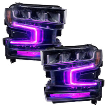 Load image into Gallery viewer, Oracle Headlight DRL Upgrade Kit Chevy Silverado (19-22) [ColorSHIFT RGB+W] w/ or w/o Controller - w/o Controller Alternate Image
