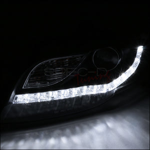 219.95 Spec-D Projector Headlights Audi A4 (06-08) Black R8 LED Style - Version 1 - Redline360