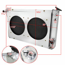 Load image into Gallery viewer, Spec - D Radiator Camaro / Firebird (1982 - 1992) 3 Row Aluminum w/ Fan Shroud - Radiators - RAD3F-CMR82V8 - Redline360 Alternate Image