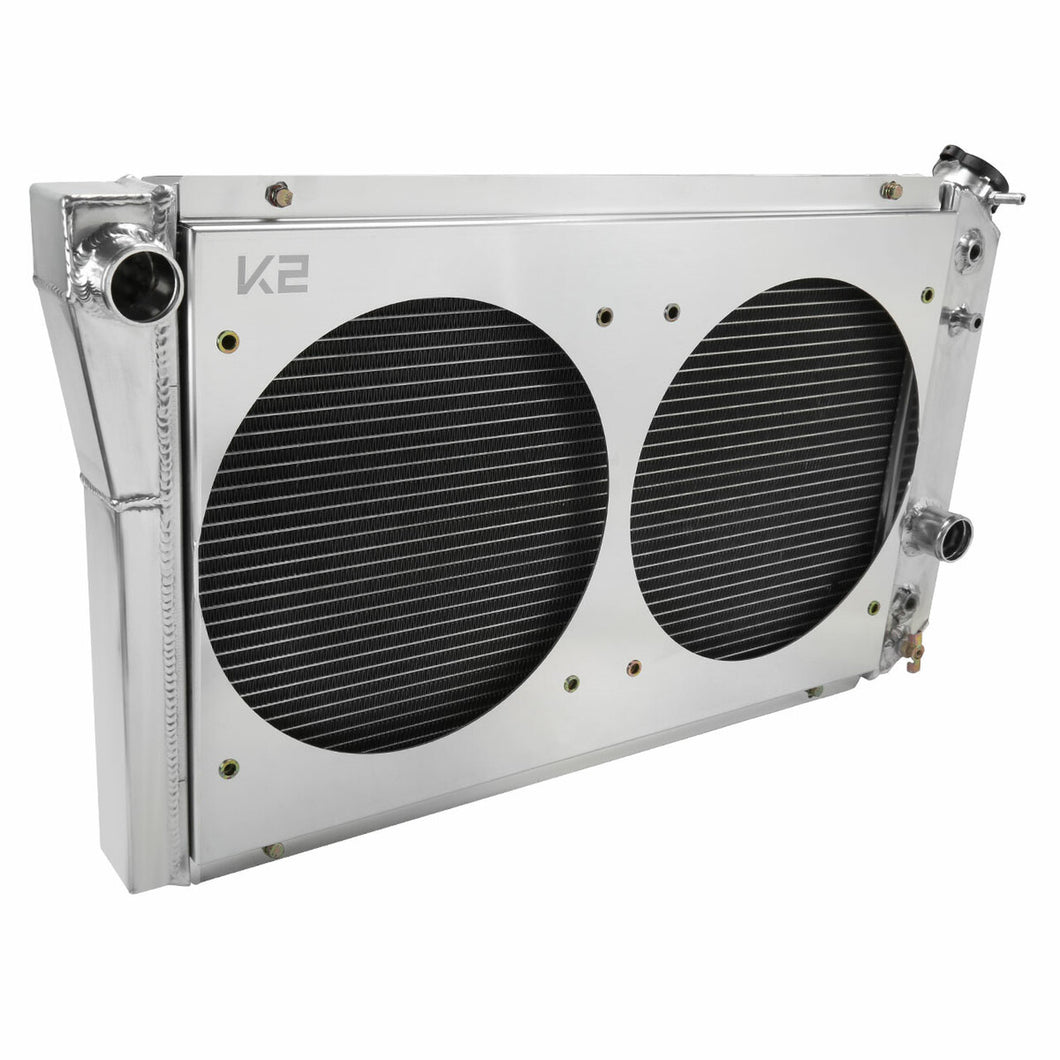 179.95 Spec-D Radiator Chevy S10 / S10 Blazer w/ V8 Conversion (82-02) Triple Row Aluminum Core - Redline360