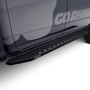 734.75 Go Rhino RB20 Running Boards Ford Bronco 4 Doors (21-22) Bedliner Coating or Textured Black Finish - Redline360